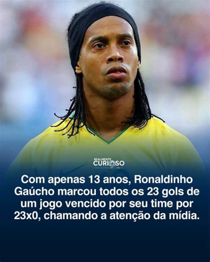 Ronaldinho Ga&uacute;cho e os motivos que ajudam a explicar por que 80 dos