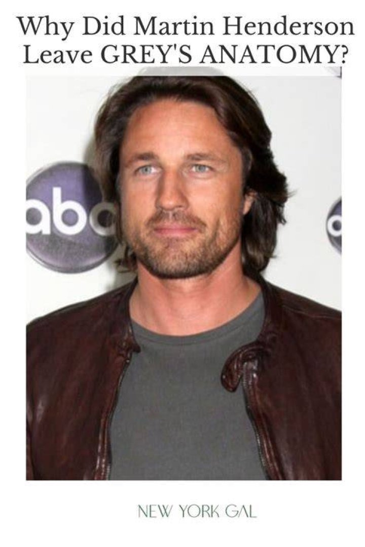 Why Did Martin Henderson Leave Grey&rsquo;s Anatomy? New York Gal in 2023